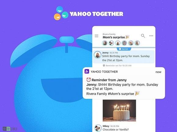 Yahoo Together به دنیای پیام رسان ها آمد